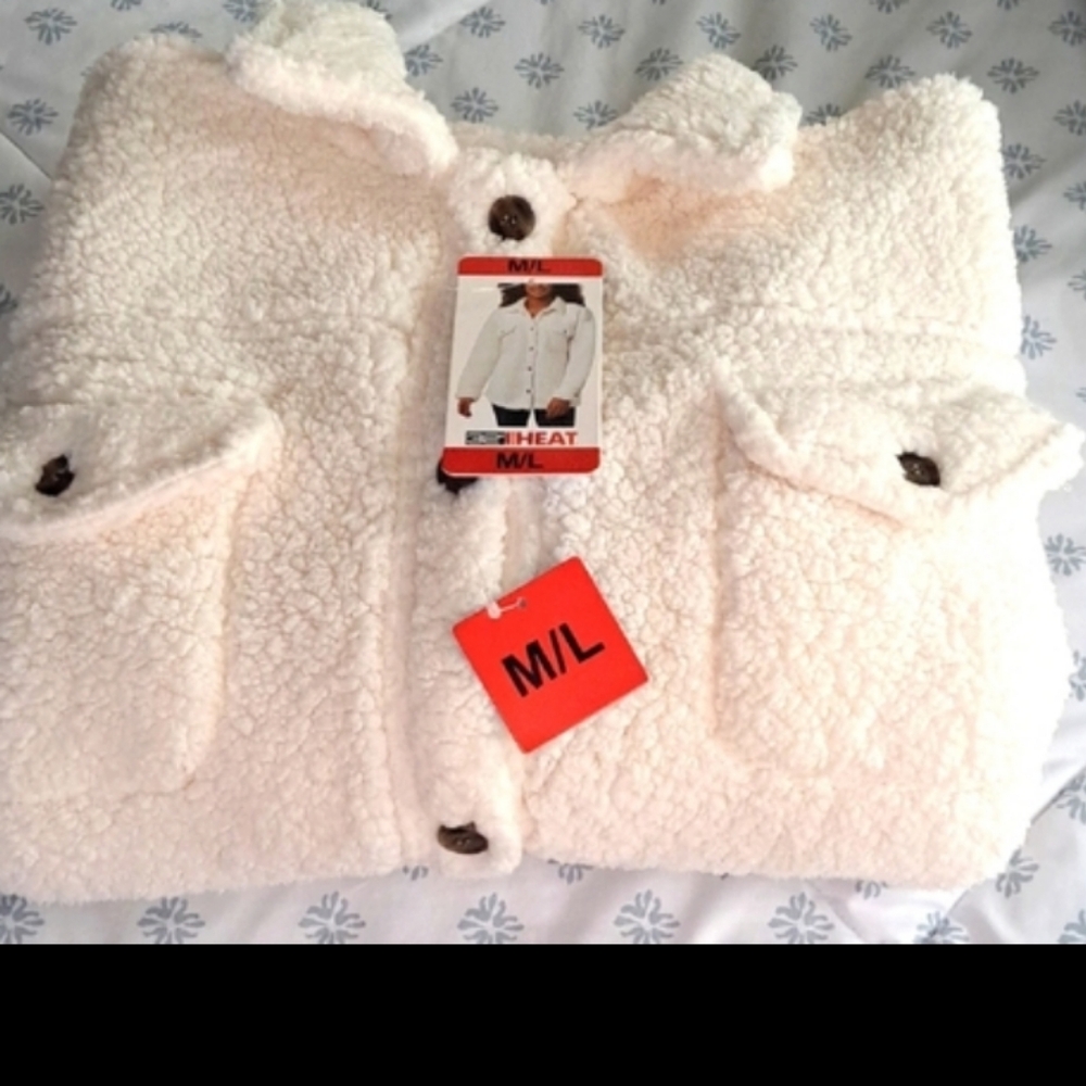 Cream Sherpa Jacket M/L